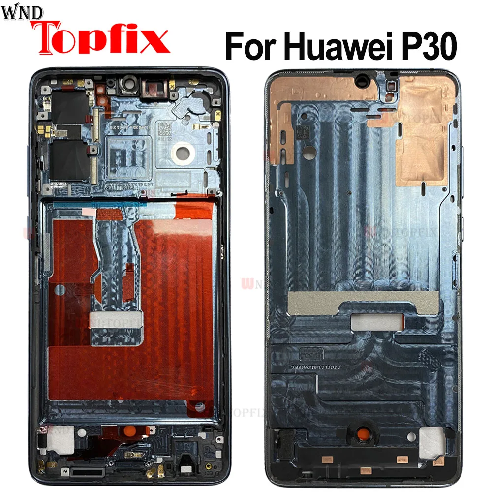 Новинка для Huawei P30 средняя рамка панель Корпус рамка ЖК-дисплей Поддержка средняя Лицевая панель рамка для P30 фотосессия средняя рамка