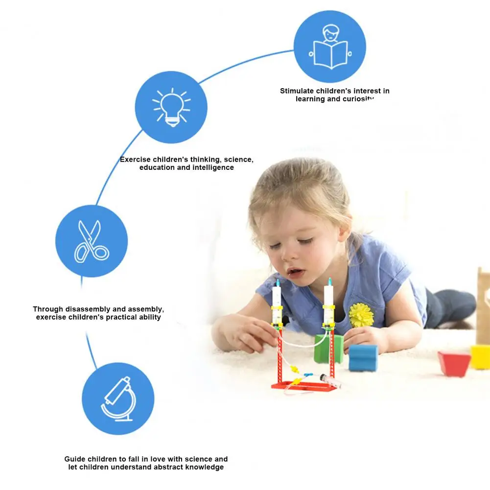 

Assembling Toy Creative Skills Training Plastic Science Experiment Technology Toys for Kids Education Learning Aid