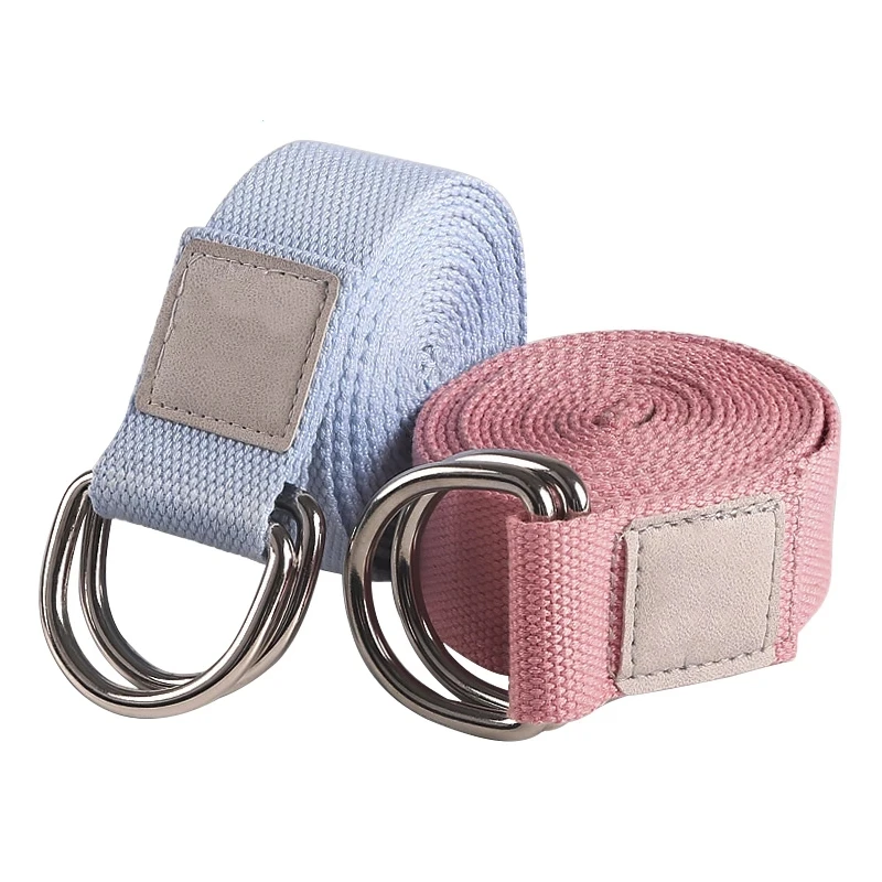 

Adjustable Yoga Strap D-Ring Fitness Belt Fitness Exercise Gym Rope Figure Waist Leg Resistance Fitness Bands Yoga Accessories