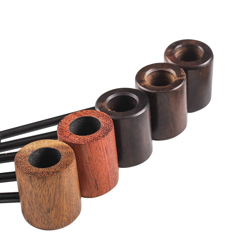 Трубка из черного дерева портативные курительные трубки измельчитель для табака