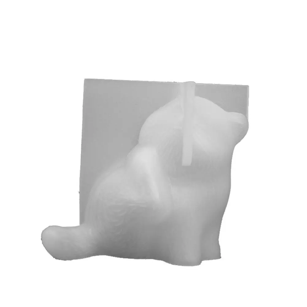 Форма в виде милого кота 3D гипсовый пластырь форма для мыла Декор литье из смолы