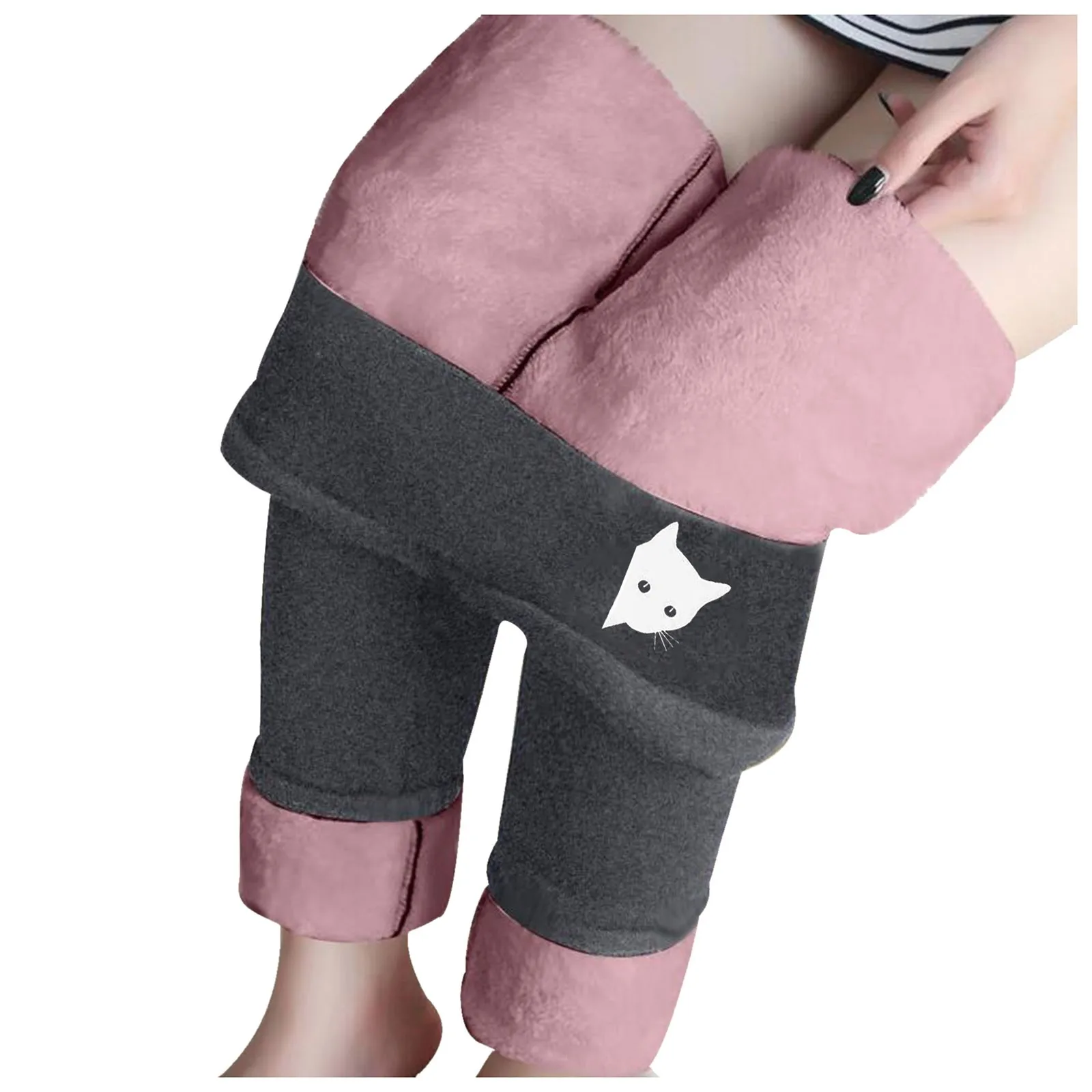 

Printed High Keep Women Fashion Span Warm Pants Ladies Long Waist Casual Pants