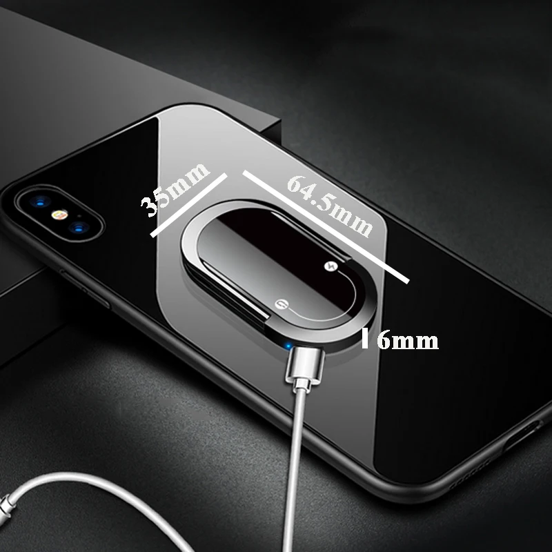 Креативный USB прикуриватель держатель для мобильного телефона Зажигалка Универсальный держатель для мобильного телефона кольцо Пряжка Кронштейн перезаряжаемый набор для курения