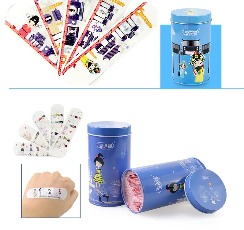 50 шт. водостойкие пластыри с рисунком Пекинской оперы| |