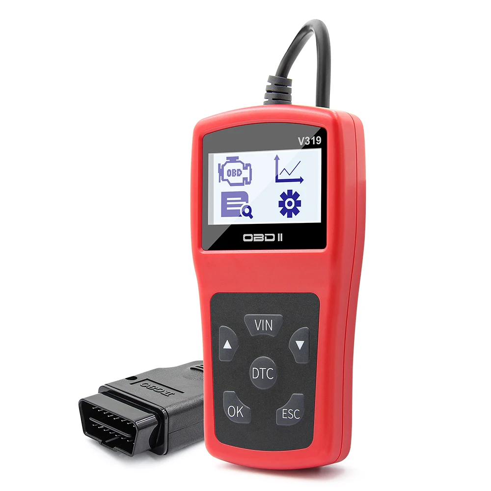 Автомобильный диагностический инструмент OBD2 считыватель кодов OBD V319 ELM327 многоязычный Автомобильный сканер Диагностический Авто OBD2 сканер ELM 327