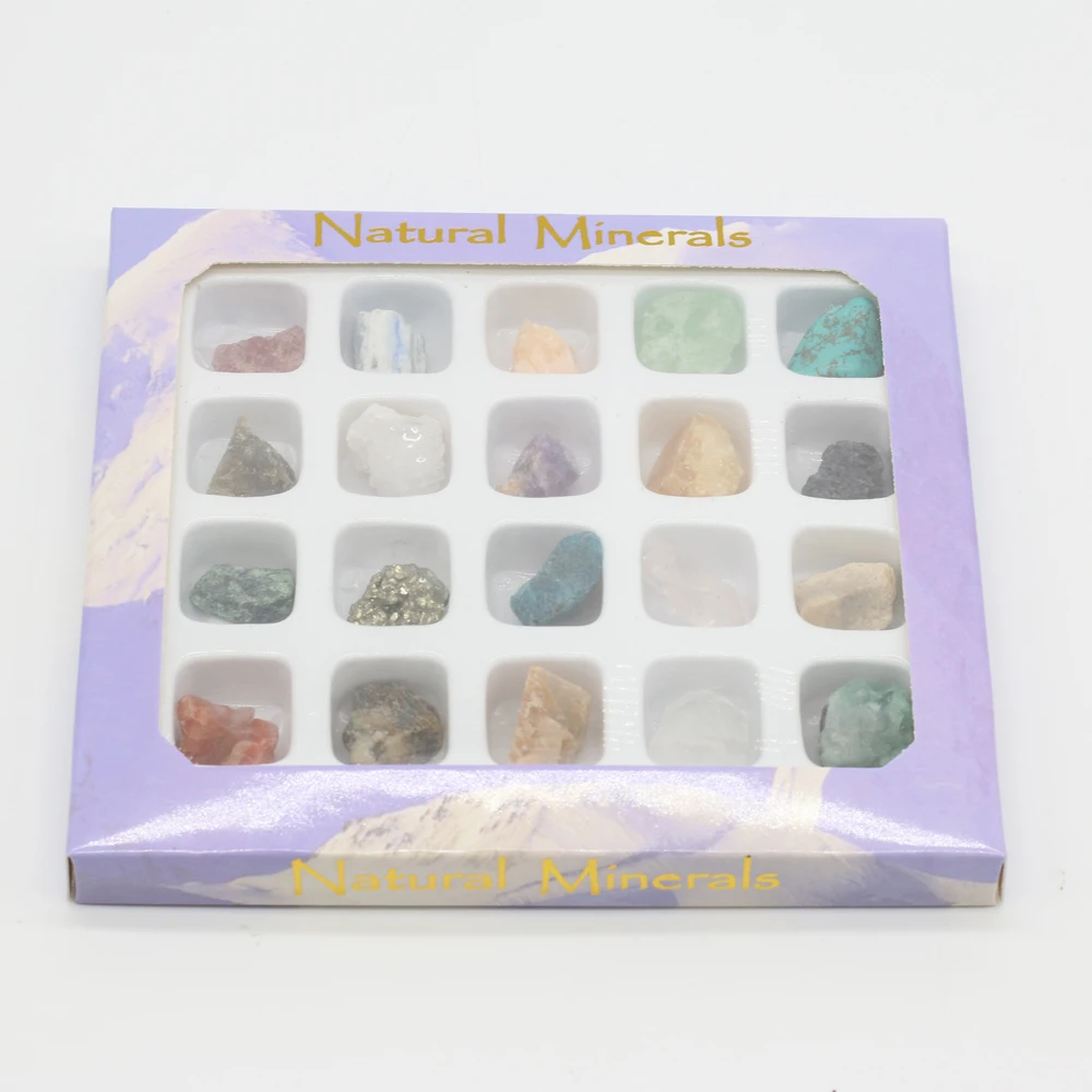 

Wholesale3Box Natural Stone Ore Specimen Mineral Crystal Irregular Bead Making Jewelry Ornament Garden Decoration Gift 20Pcs/Box