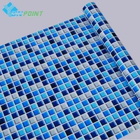 5m10m kitchen waterproof wall papers removable pvc self adhesive tile wallpaper for bathroom toilet mosaic pattern wall sticker