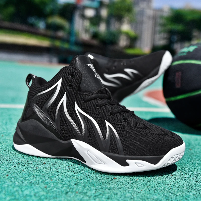 Jane Men's Basketball Shoes Outdoor Lightweight Sneakers Men's Sport Shoes Running Shoes breathable Non-Slip Casual Sneakers