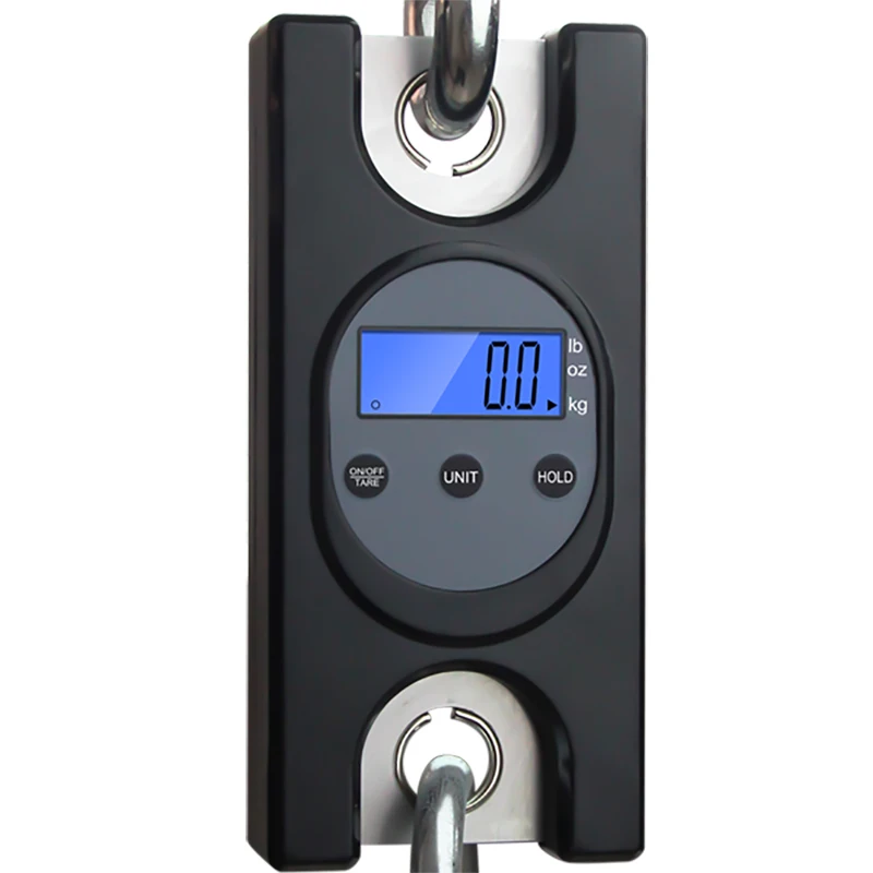 Black 300 кг* 0,1 кг цифровые электронные весы для багажа весы для чемодана ручная дорожная сумка Взвешивание Портативные рыбные ручные весы с крючком - Цвет: Black