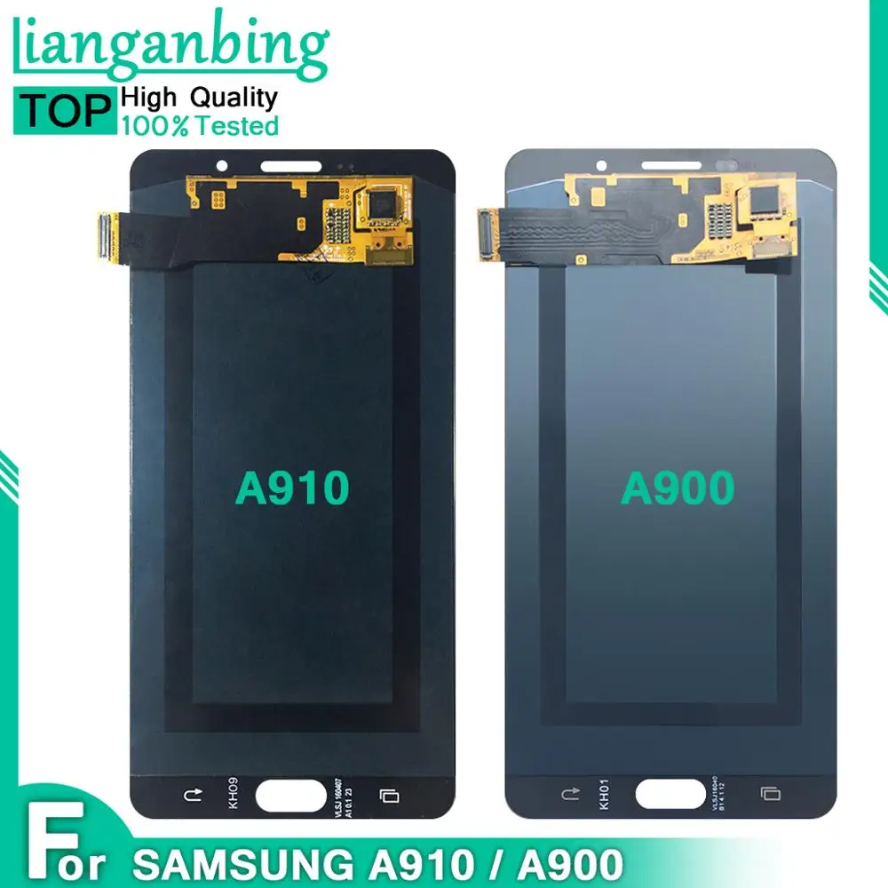 Super AMOLED LCD A9 2016 A900 A9000 6 0 дисплей 100% протестированный рабочий сенсорный экран в