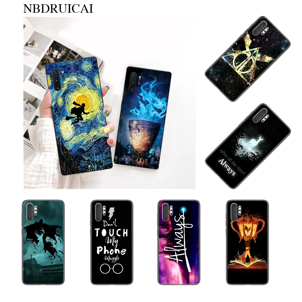 

NBDRUICAI Potter Love Phone Case Cover for Samsung Note 3 4 5 7 8 9 10 pro M10 20 30