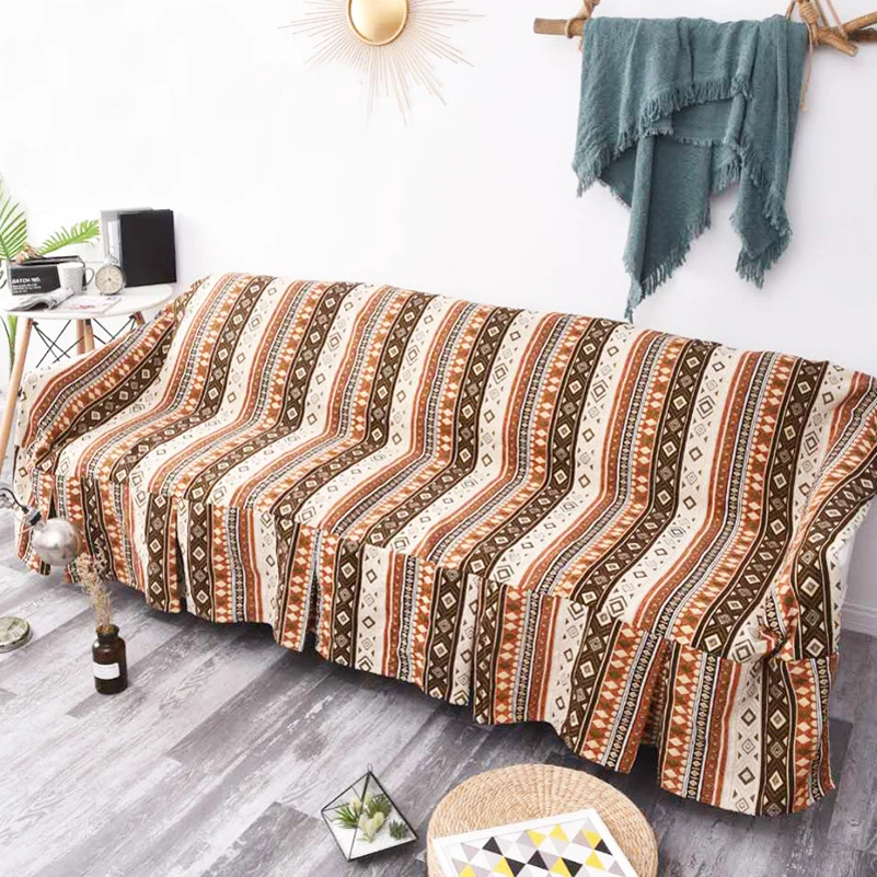 Новый высококачественный утолщенный жаккардовый богемный шениль винтажная