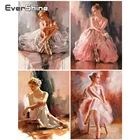 EverShine Алмазная вышивка балерина алмазная живопись полный квадратный портрет картина мозаика вышивка крестиком искусство Украшение стен