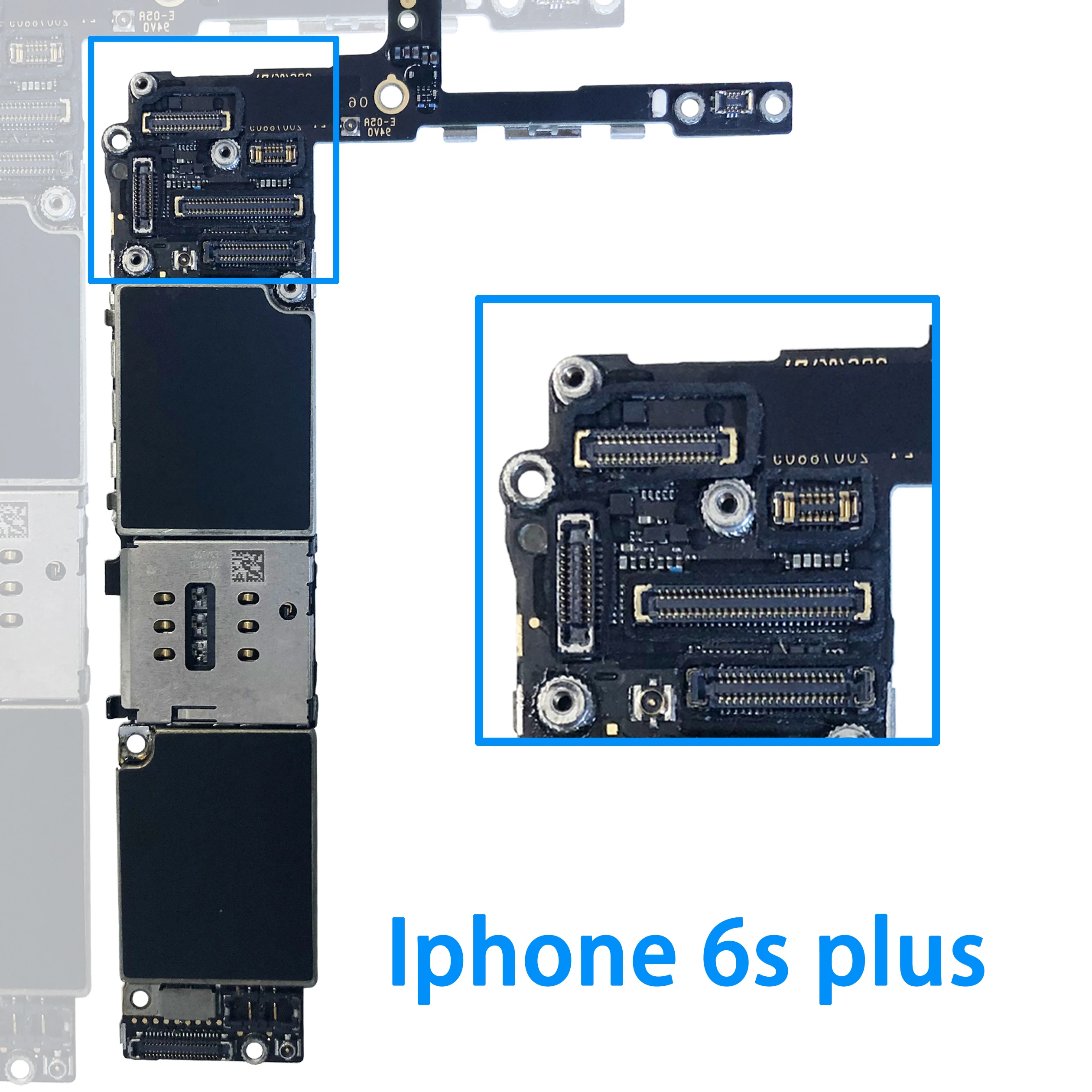 Для iPhone 6s plus p материнская плата с сенсорным ID черный/белый/золотой/розовый