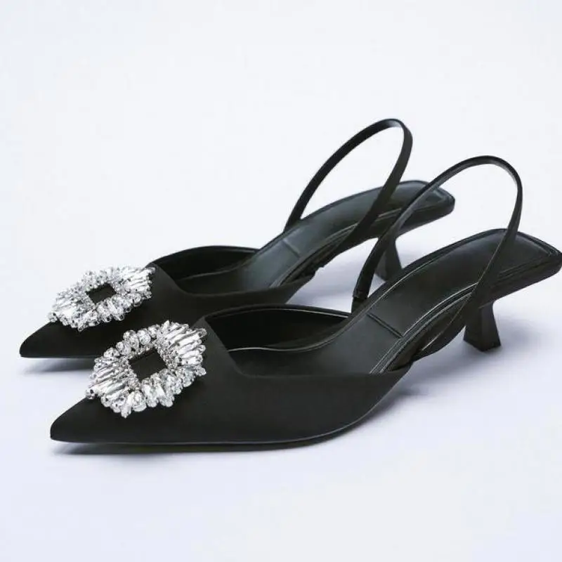 

Туфли Odinokov женские на высоком каблуке, мягкая кожа, заостренный носок, Нескользящие, модная брендовая обувь