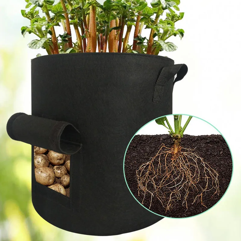 Завод сумка выращивание картофеля Контейнер холода и жары сопротивляя DIY кровати