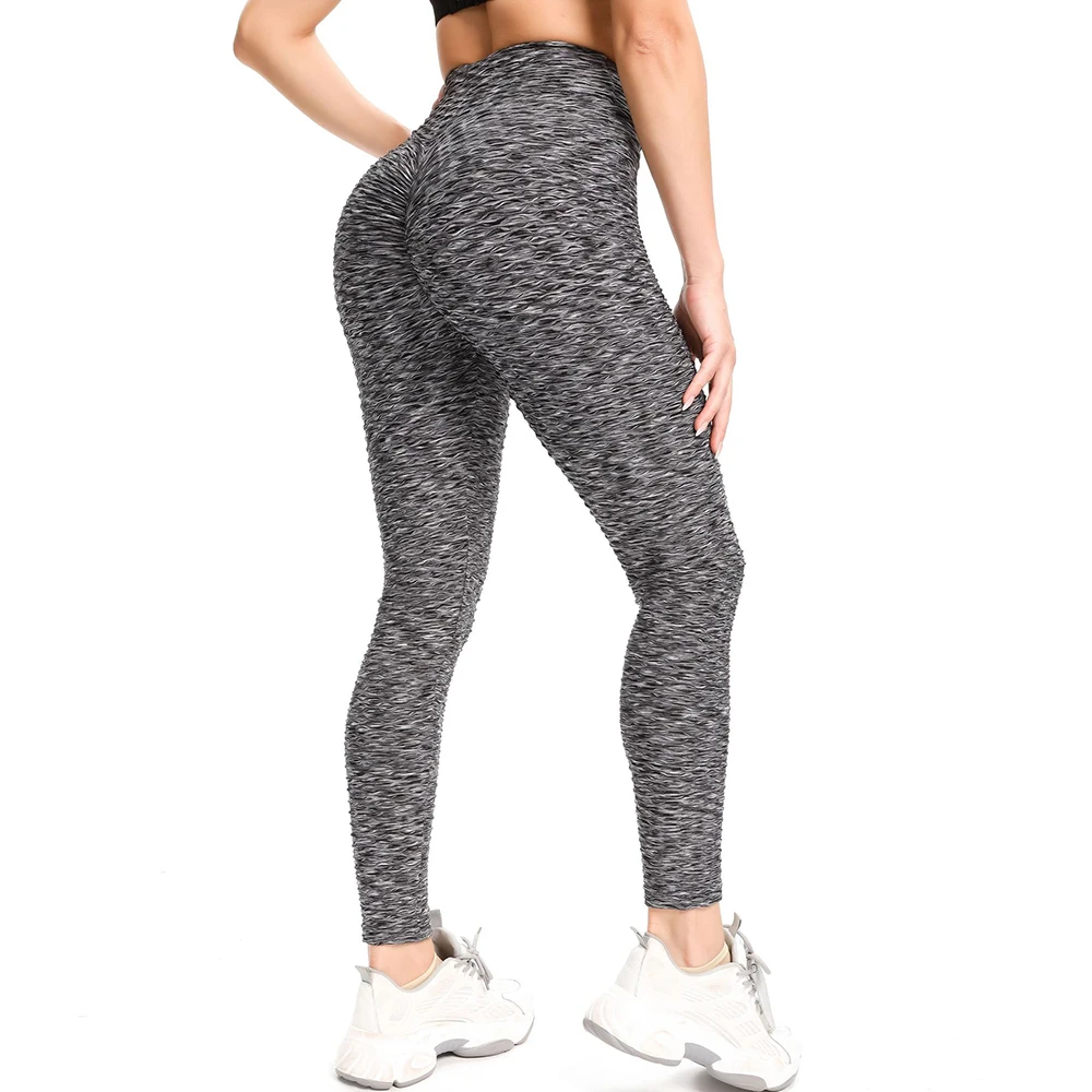 Пикантные леггинсы INFILAR для фитнеса текстурированные льняные штаны йоги с