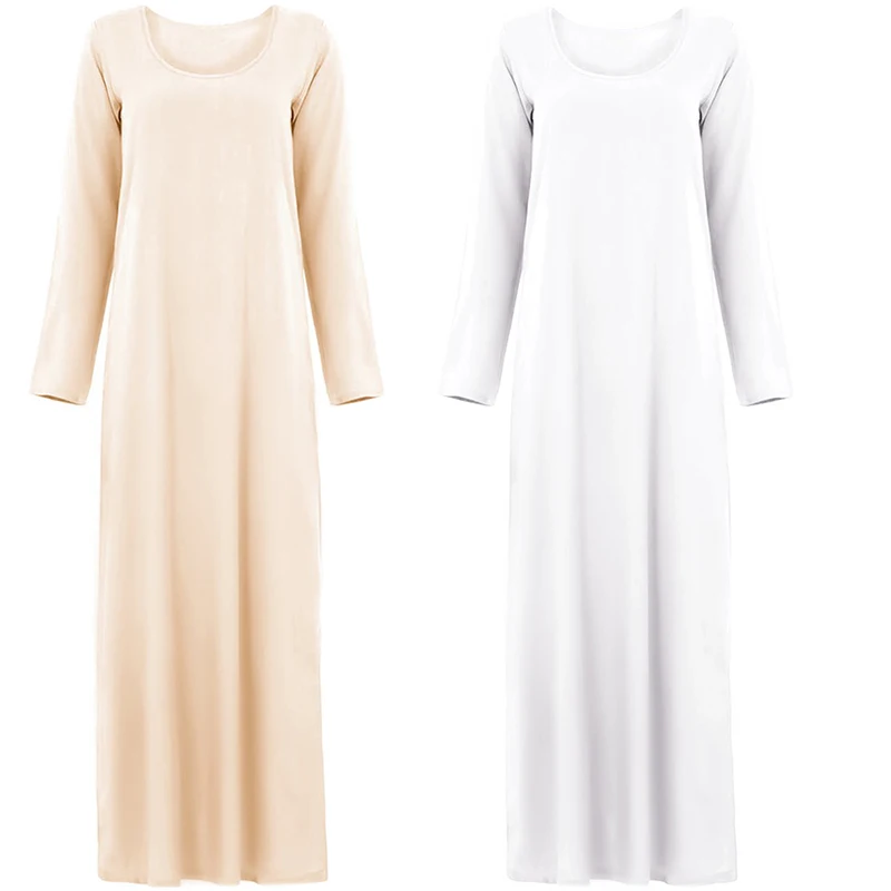 Внутри абайя Дубай Арабский Кафтан женские мусульманские платья Caftan Пакистан турецкие исламские платья Хиджаб Tesettur Elbise Vestido Largo
