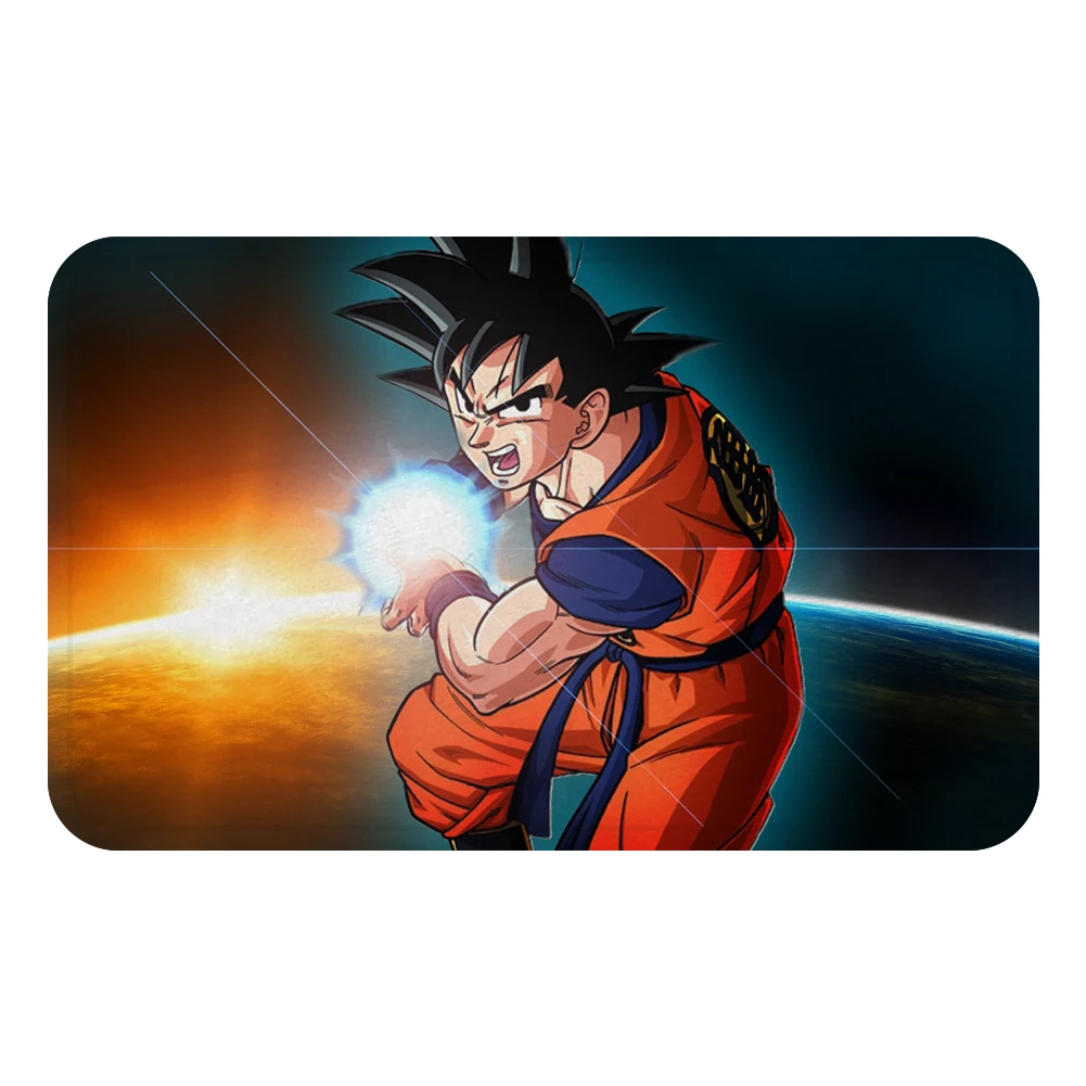 Сон Гоку мультфильм Dragon Ball коврик с рисунком из аниме коврик для ванной декоративные Противоскользящие коврики комната автомобиль пол бар ковры домашний декор для дверей подарок - Цвет: Розовый