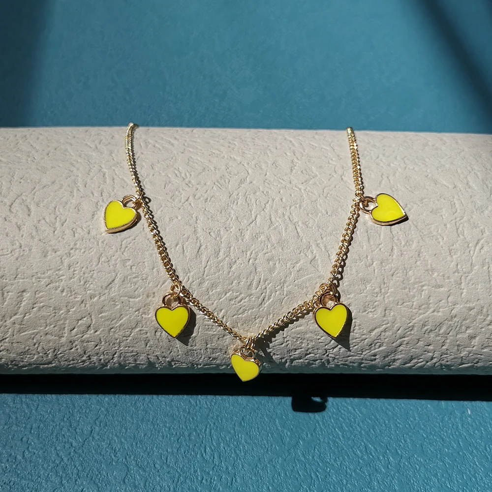 

VG 6YM The New Color Love Ladies Necklace Personality Fashion Women's Birthday Party Necklace Jewelry Dropshipping Gifts