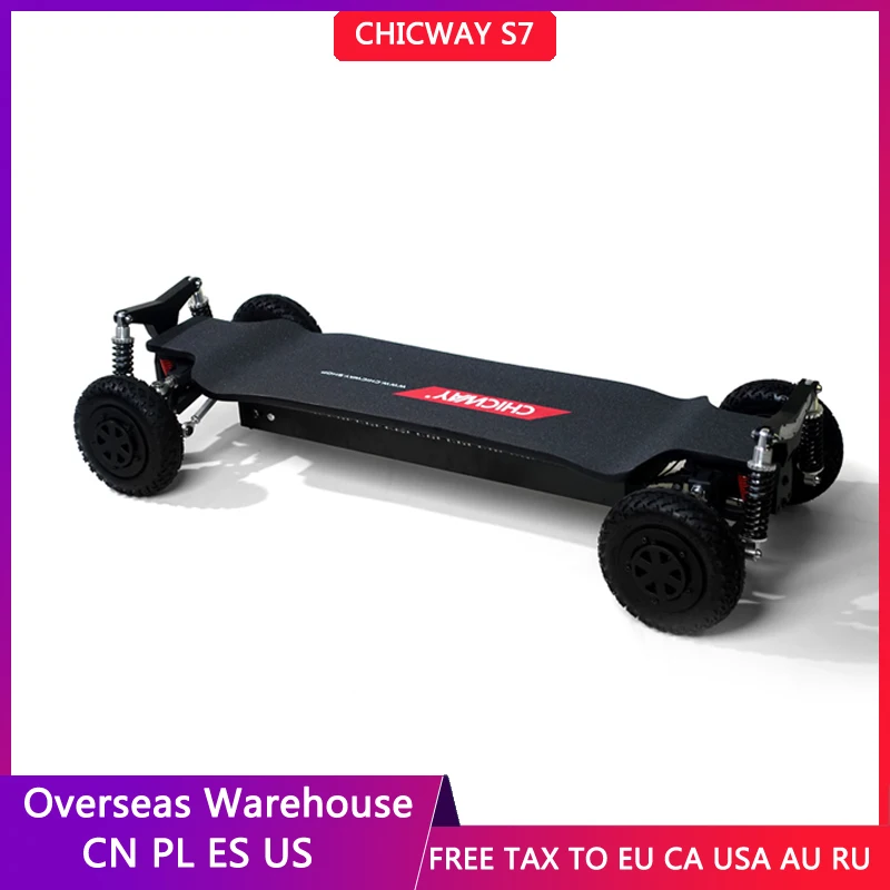 Четырехколесный Электрический скейтборд CHICWAY S7 четырехколесный скутер с одним