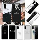 Чехол для телефона SamSung Galaxy S Note 10 20 7 8 9 Plus Edge E, ультралегкий черный Водонепроницаемый чехол с объемным рисунком аниме Life With Death