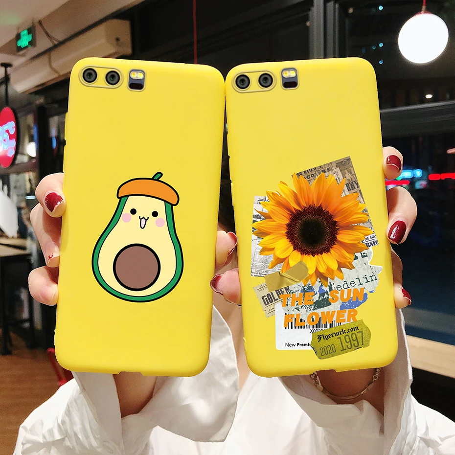 for huawei p10 plus phone case cute painted silicone back cover protector funda for huawei p10plus p10 p 10 plus huaweip10 cases free global shipping