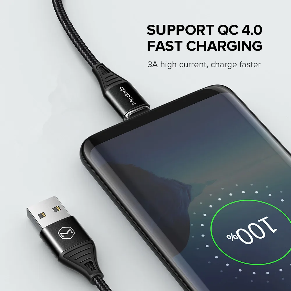 MCDODO, 3 А, магнитный USB кабель, быстрая зарядка, Micro USB, зарядное устройство, шнур, магнит, Тип C, кабель для телефона для iPhone XS MAX, Android, samsung
