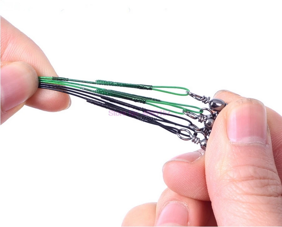 Dhl или fedex 5000 шт. новинка стальная рыболовная веревка леска для поводка с