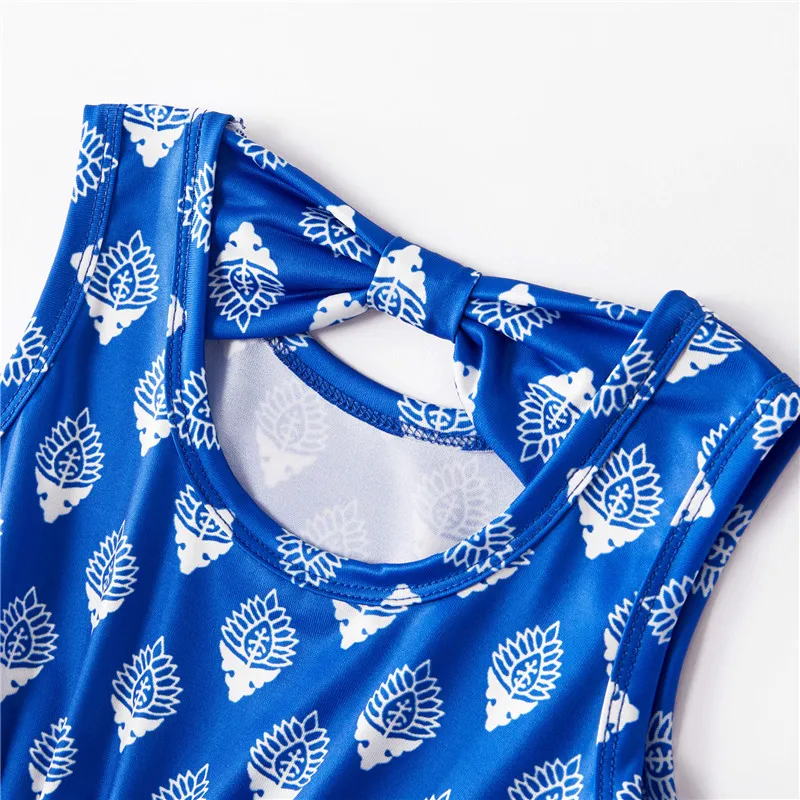 Винтажная одежда bunvel для мамы и меня комбинезон богемная Цветочная туника