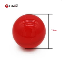 strong red empty plastic capsules toy 50 pcslot diameter 75 mm 3 sphere container for vending machine
