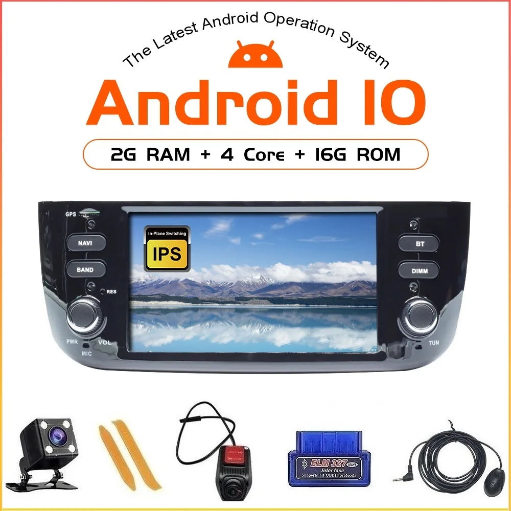 ZLTOOPAI Android 10 0 для Fiat Linea Punto EVO 2012 2013 2014 2015 Авто Радио Стерео головное устройство GPS