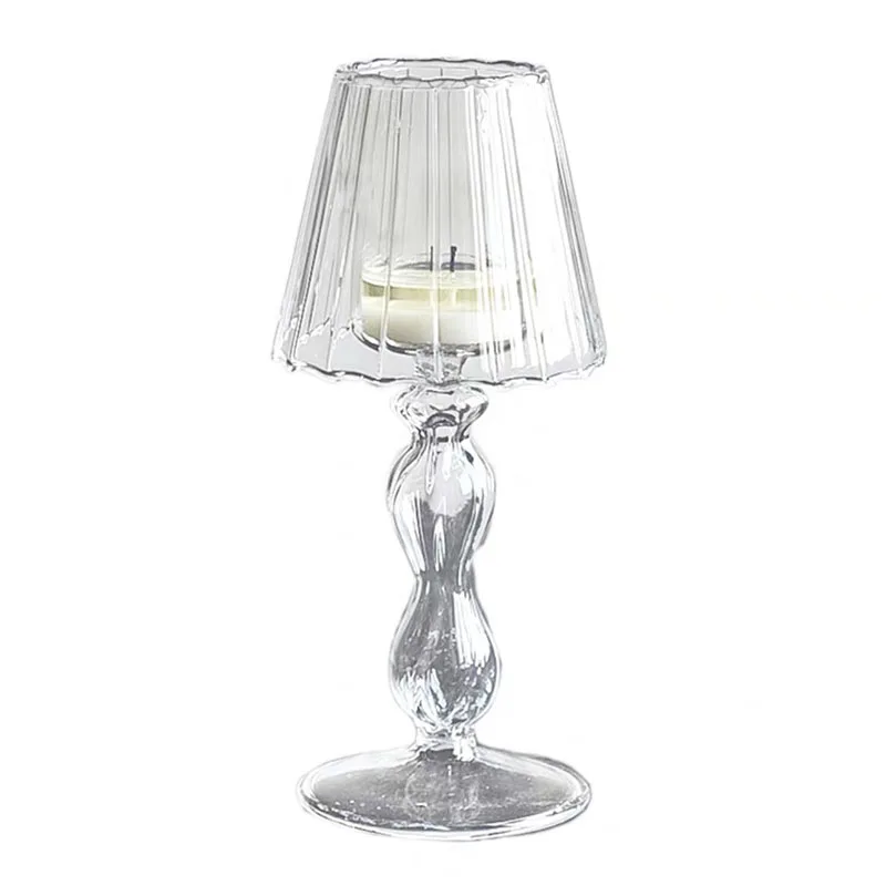 Подсвечник из хрустального стекла подсвечник простой ретро винтажный украшение