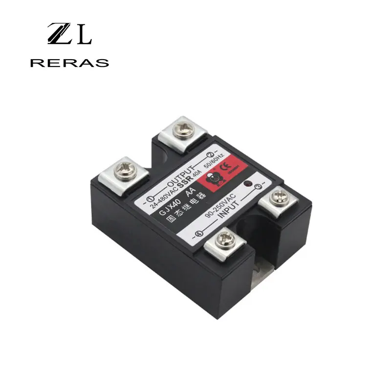 1 шт. твердотельные реле SSR-40AA 40A AC управления релис 90-250VAC к 24-480VAC GJX-40AA |