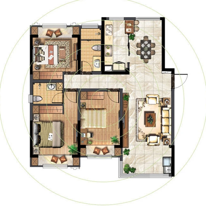 

Smart Insect Repellent Household Electronic Ultrasonic Insect Repellent, Intelligent Driving in 360 Range(US Plug)