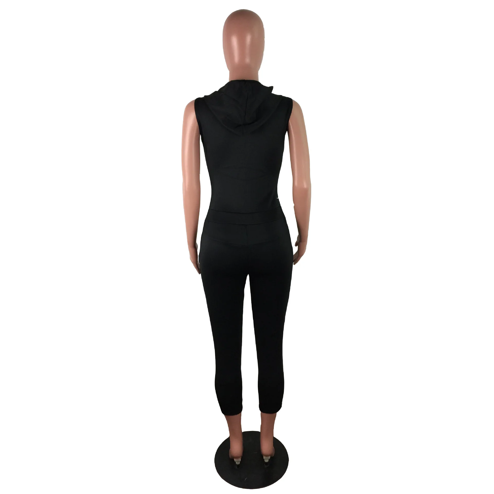 

Wholesale black seeveless deep v neck high waist fashion women jumpsuit and romper party night club bodycon overalls