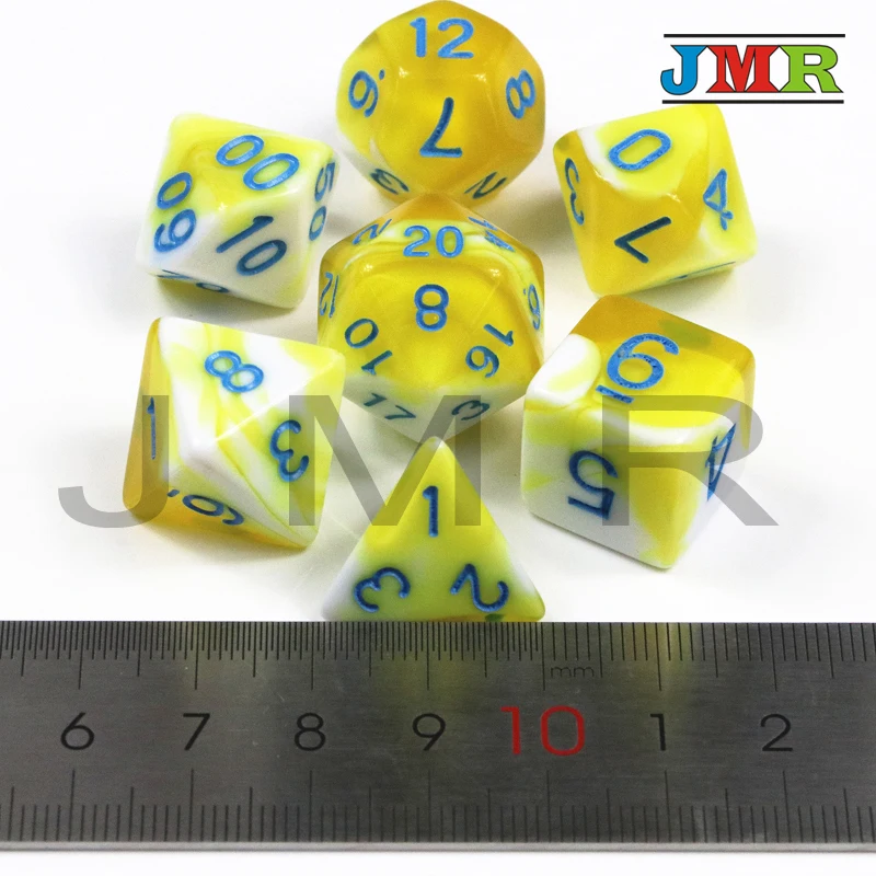 7 шт трпг кости для DnD D4 D20 мульти сторонний кубики игр развлечений|Кубики| |