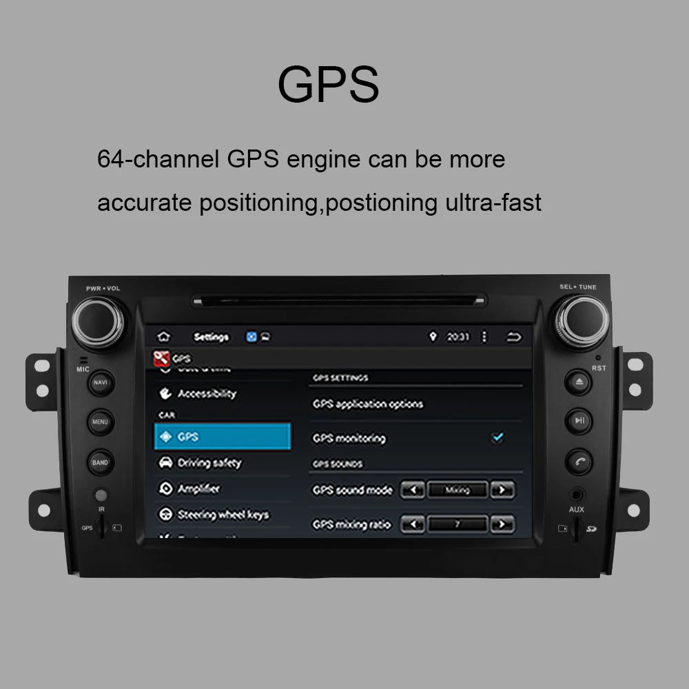 Автомобильный GPS-навигатор 4 Гб + 64 ГБ Android 10 0 радио для Suzuki SX4 2006-2012 Восьмиядерный