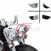 aftermarket free shipping motorcycle parts gear skull black 7 headlight visor heavy duty thick for harley xl xlh fxr fx