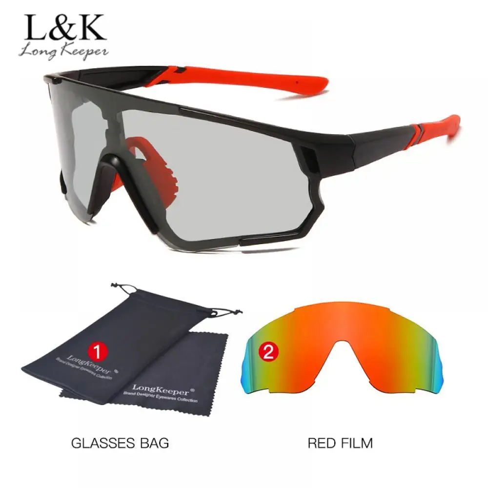 

LongKeeper Photochromic Sunglasses Men Polarized Outdoor Sports Sun Glasses for Male Driving Anti Glare Eyewear Goggle Oculos