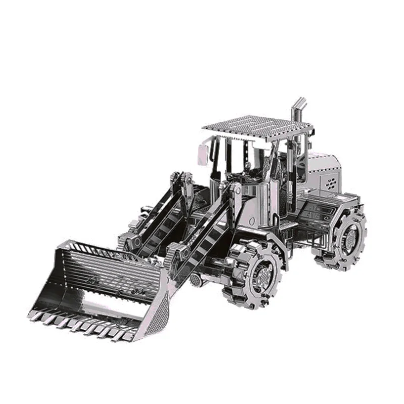 MB077 3D металлическая модель головоломка игрушечный пистолет строительная машина несколько типов Diy лазерная резка нержавеющая сталь ручная сборка набор - Цвет: MB077