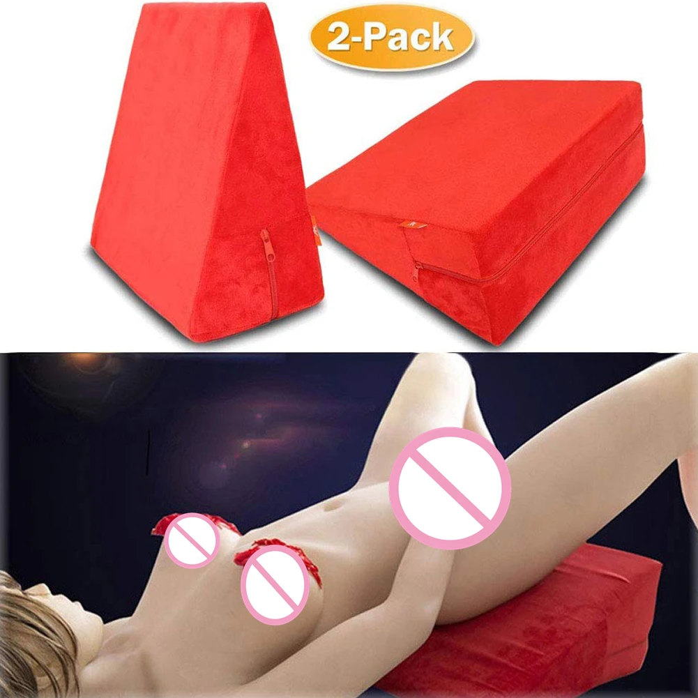 2 шт клиновидная Секс Подушка для пар взрослых портативная пандус поддержка