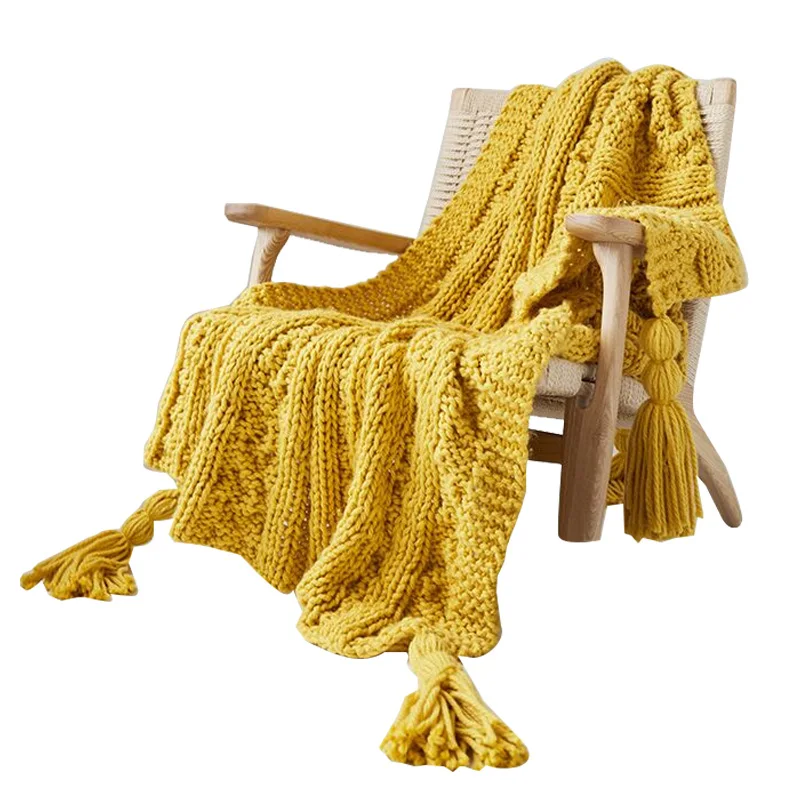 Ins нордическая трикотажная ткань ручной работы теплый супер мягкий диван для