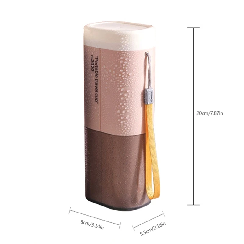 

Multifunctional Travel Portable Toothbrush Box Toothpaste Container Storage Box Mouthwash Cup Storage Box Home Storage