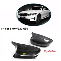 fit for bmw 3 4 5 7 8 series g20 g22 g30 g12 g16 dry carbon fiber m look side mirror moulding cover car accessories