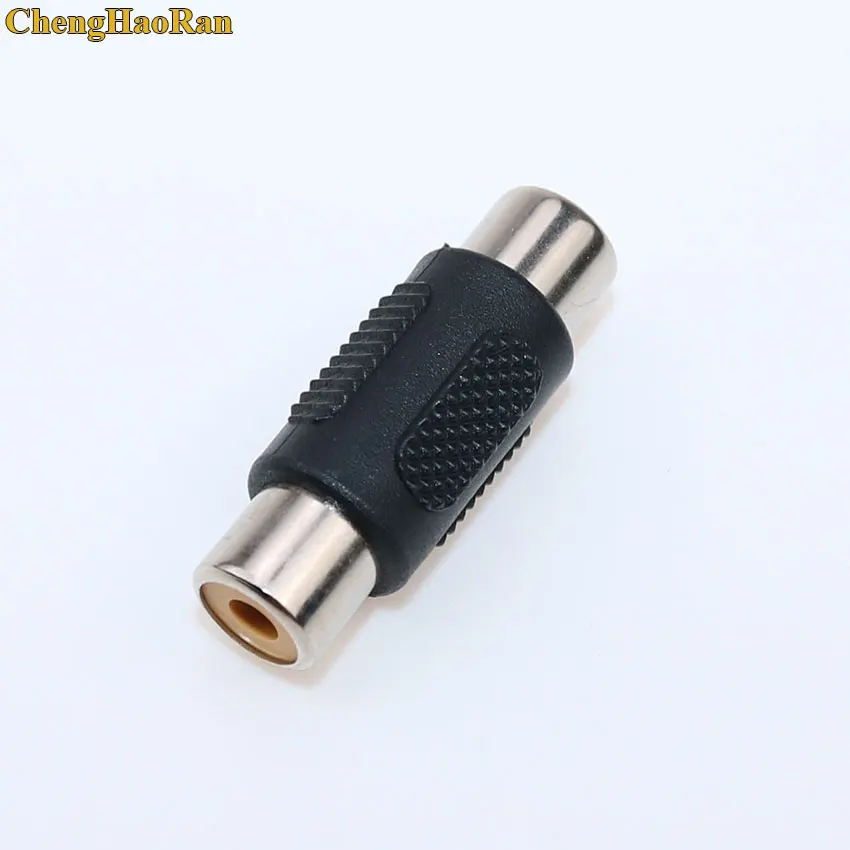 

ChengHaoRan 50 шт. RCA гнездо к RCA разъем аудио видео кабель разъем переходник