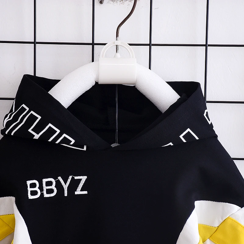 Autumn Baby Casual Tracksuit Children Boys Girls Cotton Hooded T Shirt Pants 2Pcs/Sets Kids Leisure Sport Suit Infant Clothing