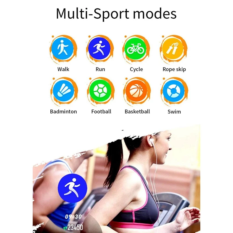 Многофункциональные спортивные Смарт-часы ligent для мужчин и женщин S18 Full Sn-Touch IP68