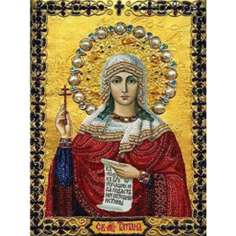 Full Square Diamond Painting Icons Religion 5D Embroidery Mosaic Kits Art Home Decoration GJ27 | Дом и сад