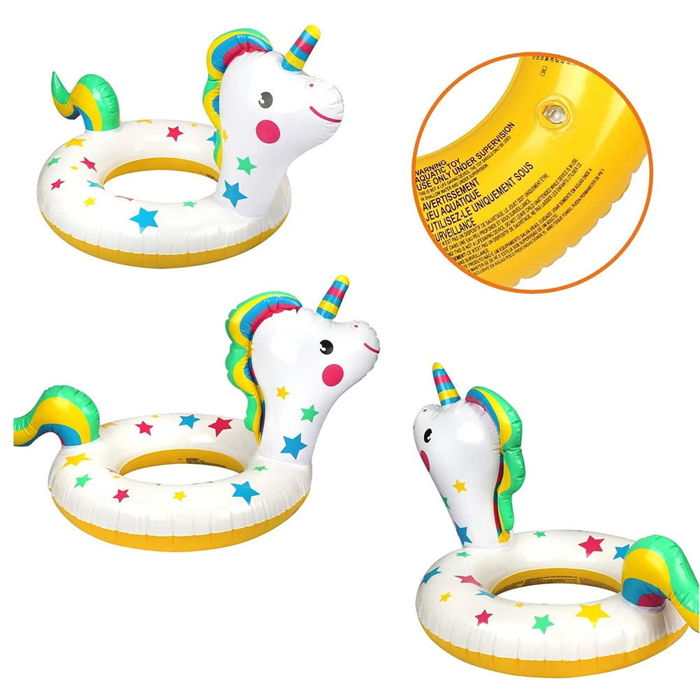 Надувной круг детское плавающее кольцо надувной Единорог бассейн поплавок